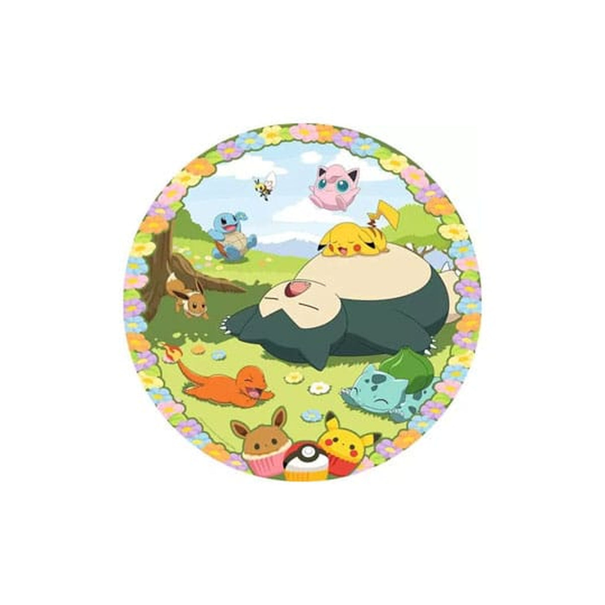 Product image Pokémon Round Puzzle Floral Pokémon (500 Pieces)