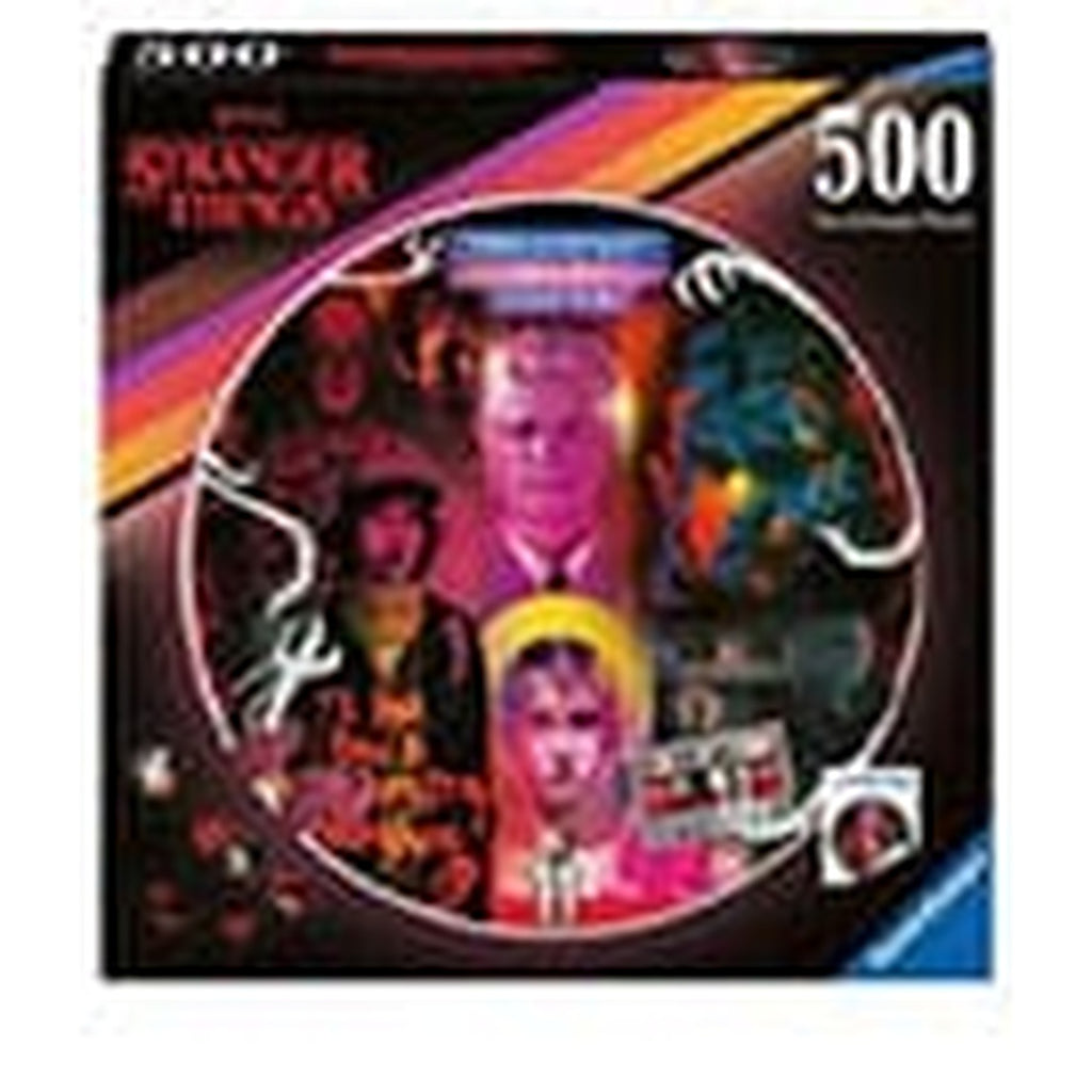 Product image Stranger Things Round Puzzle Friends Don't Lie (500 Pieces)