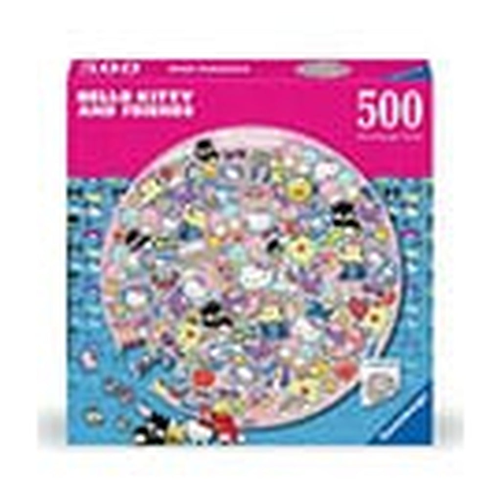 Product image Hello Kitty and Friends Round Puzzle (500 Pieces)