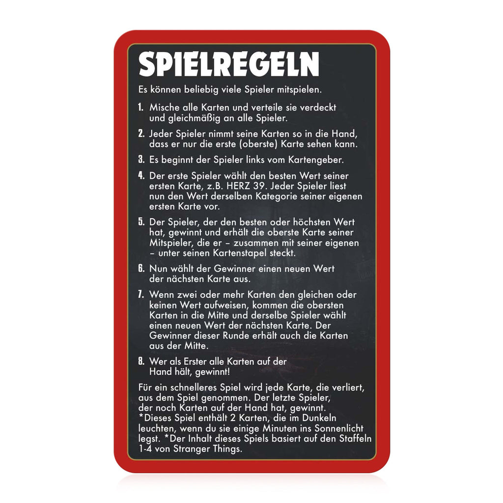Product image Stranger Things Card Game Top Trumps Collectables