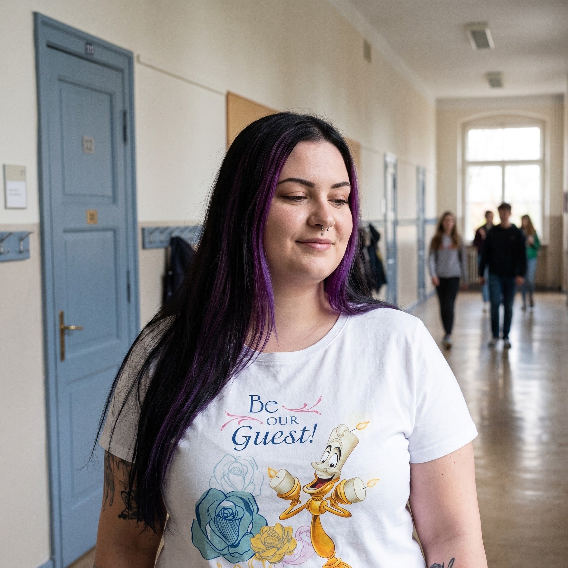 Product image Beauty and the Beast - Be Our Guest Women's T-Shirt white