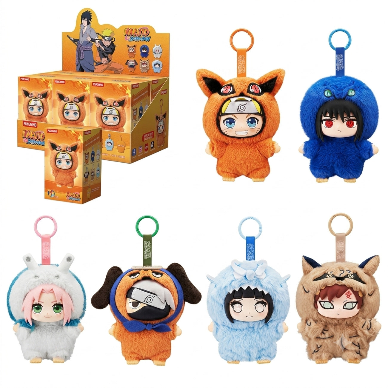 Product image Naruto - Beast Party Mystery Plush Keychain