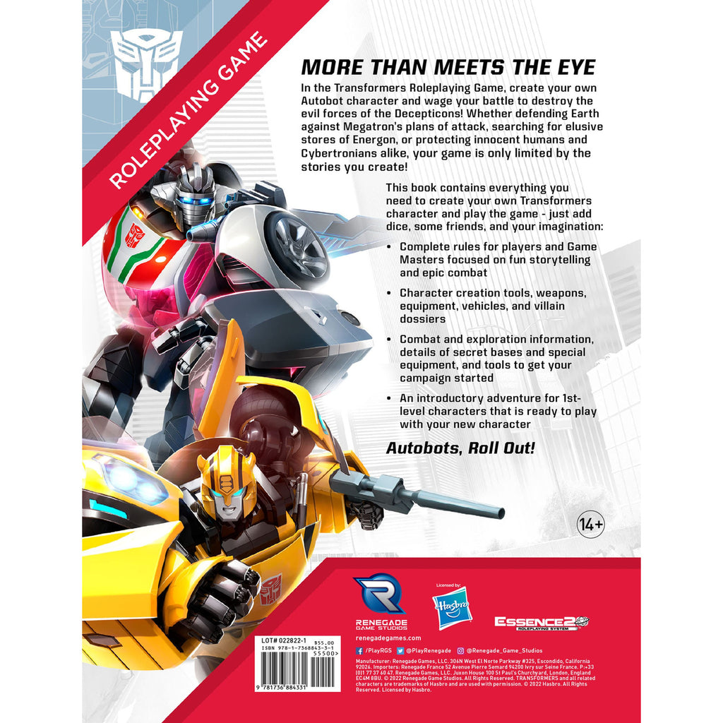 Product image Transformers RPG Core Book *English Version*