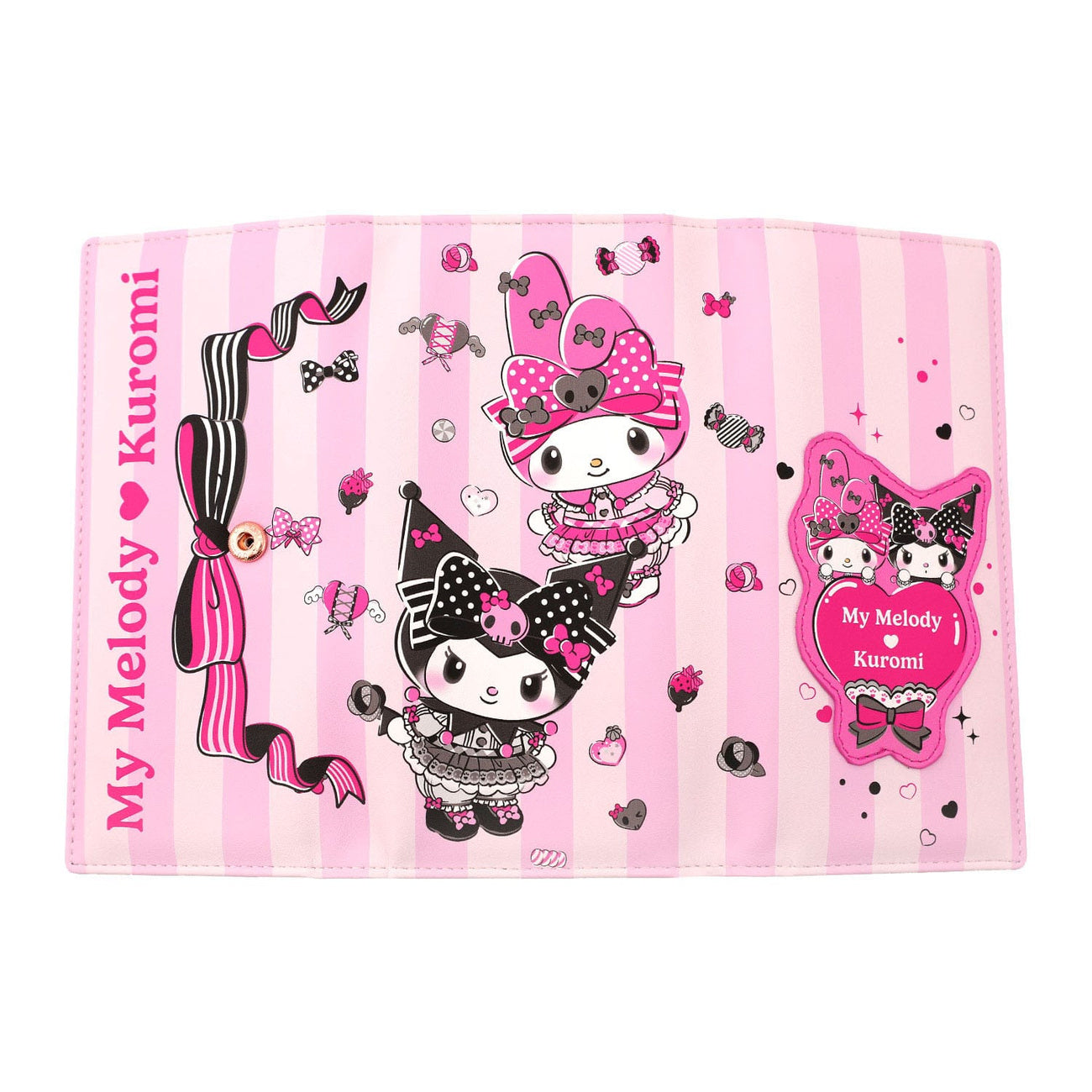 Product image Sanrio Pink Black Party Series Wallet Kuromi & My Melody