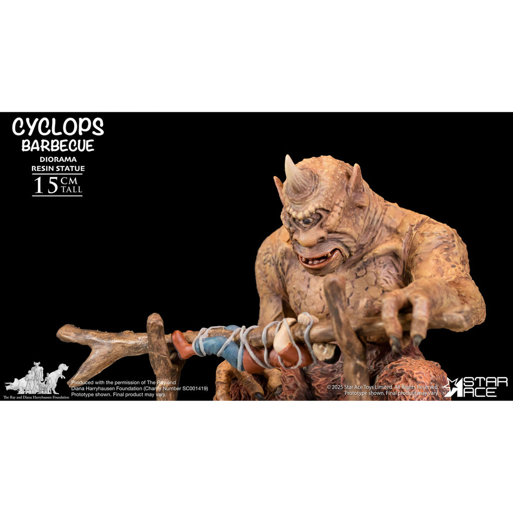 Product image Ray Harryhausen Diorama 1/8 Cyclops Barbecue Scene 17 cm