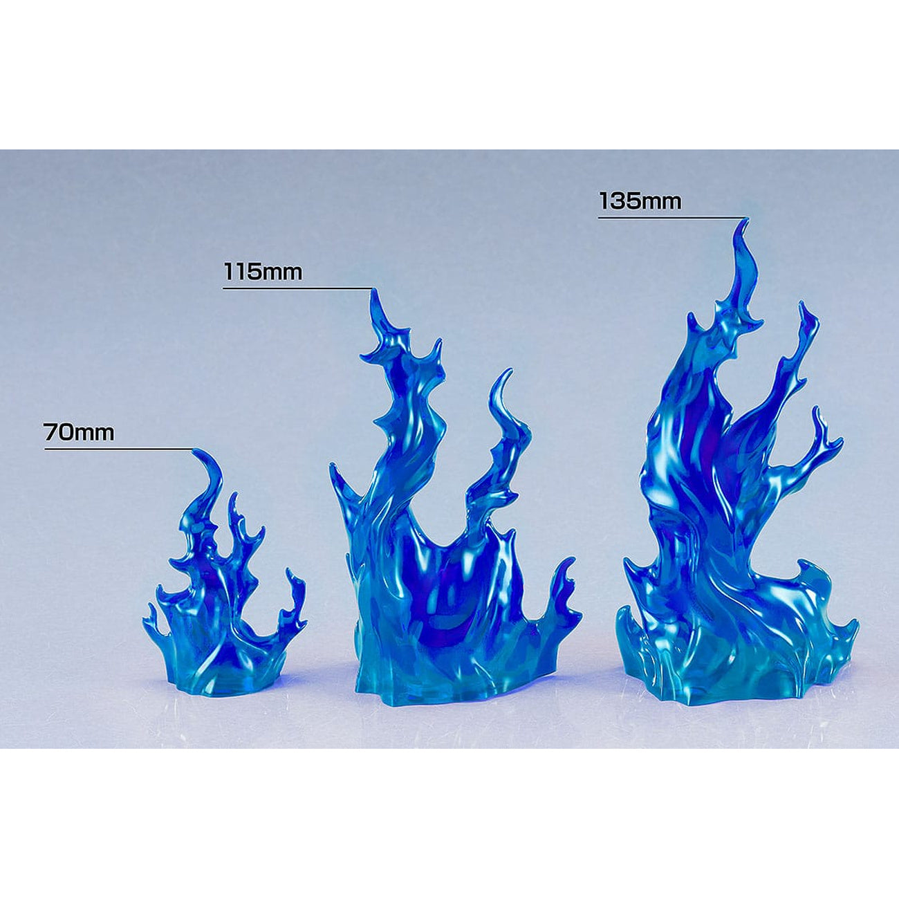 Product image The Simple Effect accessory set for figures Flames: Blue