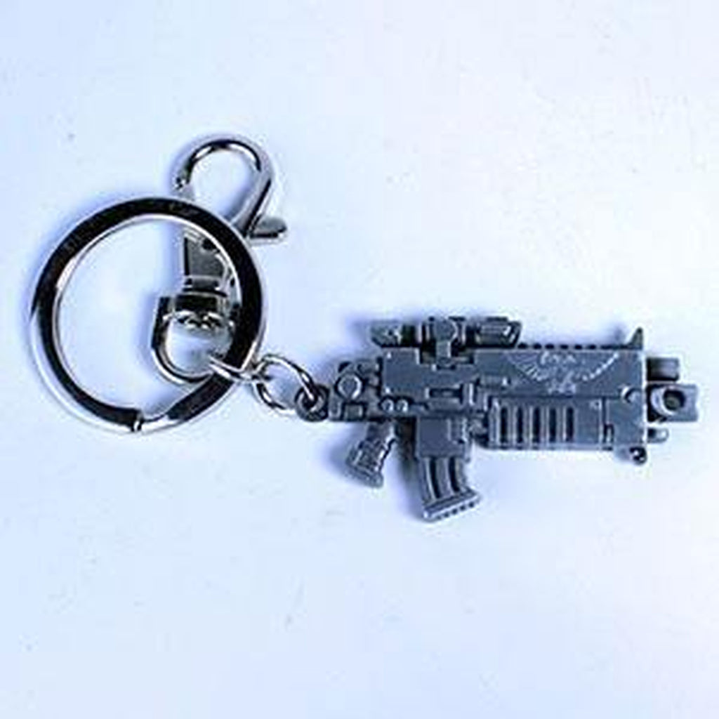 Product image Warhammer 40K Metal Keychain Bolter Metallic