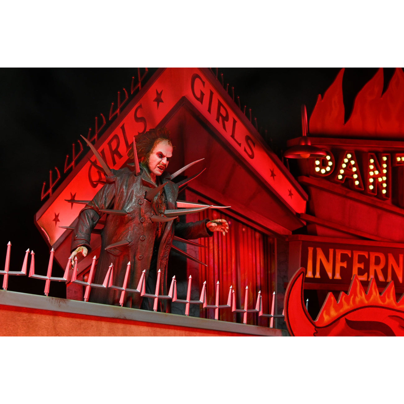 Product image Beetlejuice (1988) Diorama Trenchcoat with Spikes Inferno