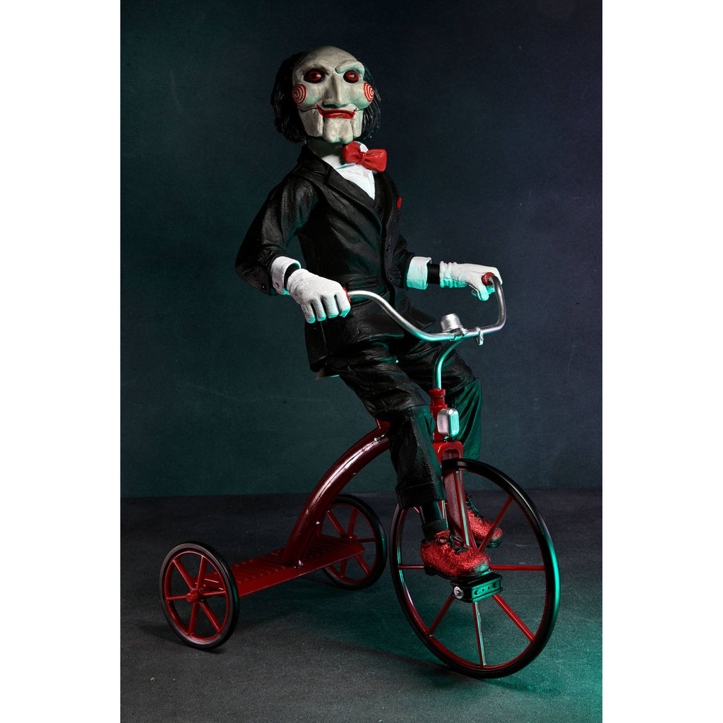 Product image Saw action figure with sound Billy on tricycle 30 cm
