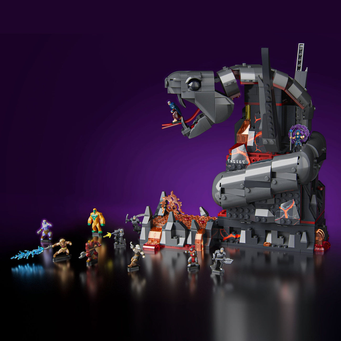 Product image Masters of the Universe Mattel Brick Shop Building Set Snake Mountain