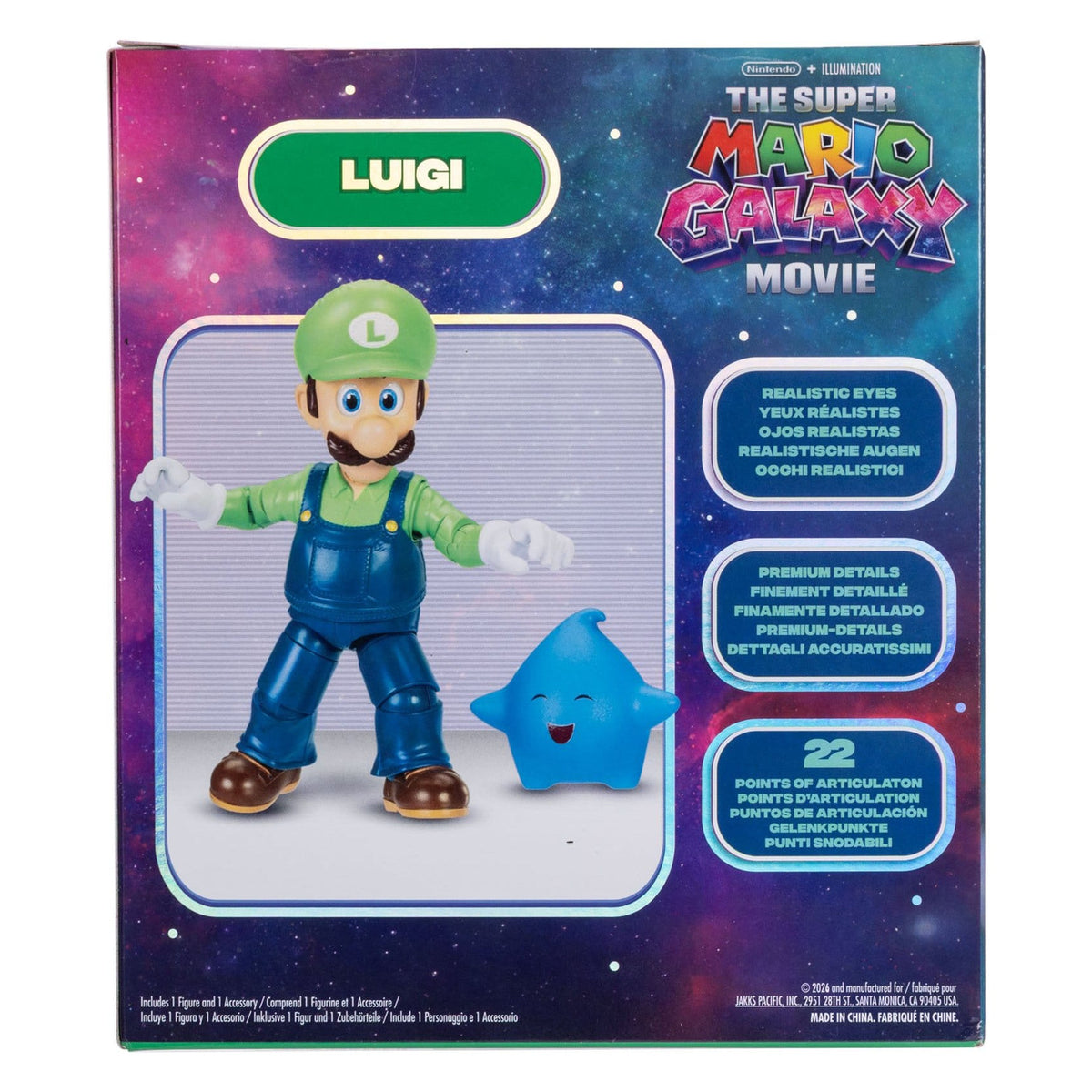 Product image The Super Mario Galaxy Movie Action Figure Luigi 13 cm