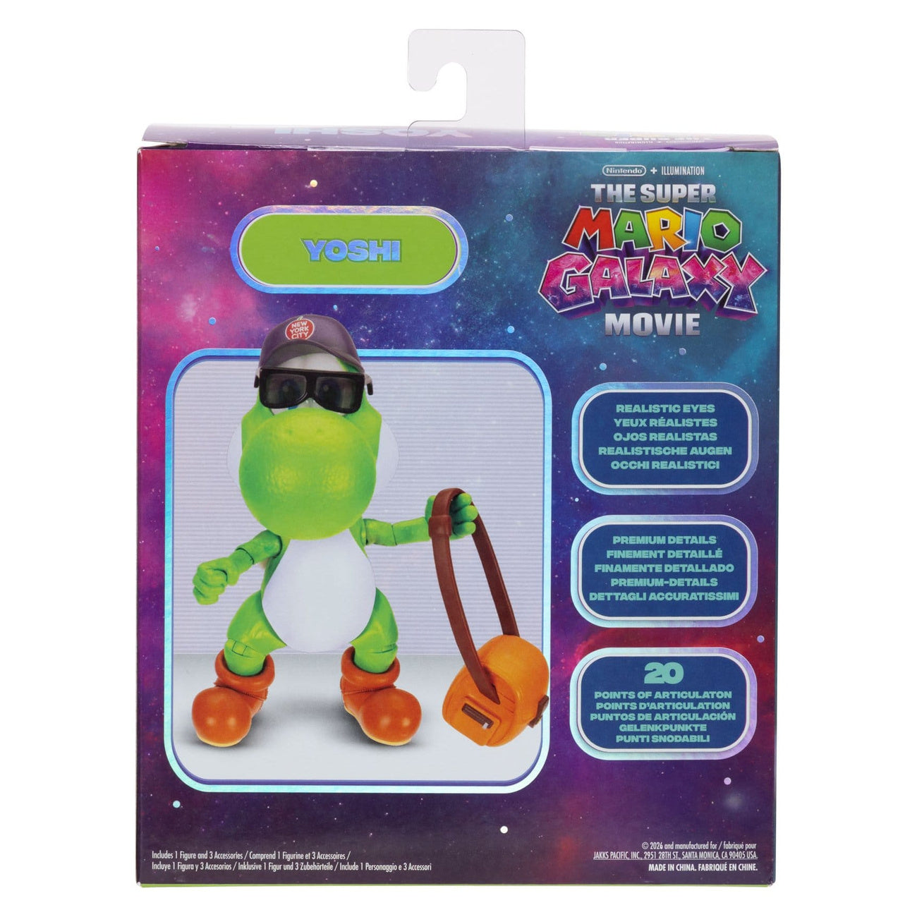 Product image Super Mario Galaxy Movie Action Figure Yoshi 13 cm