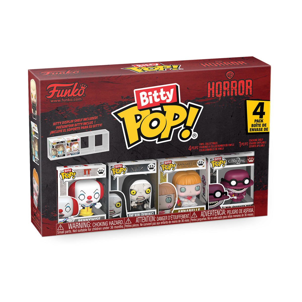 Product image Stephen King's IT - Pennywise Funko Bitty Pop 4-Figure Set