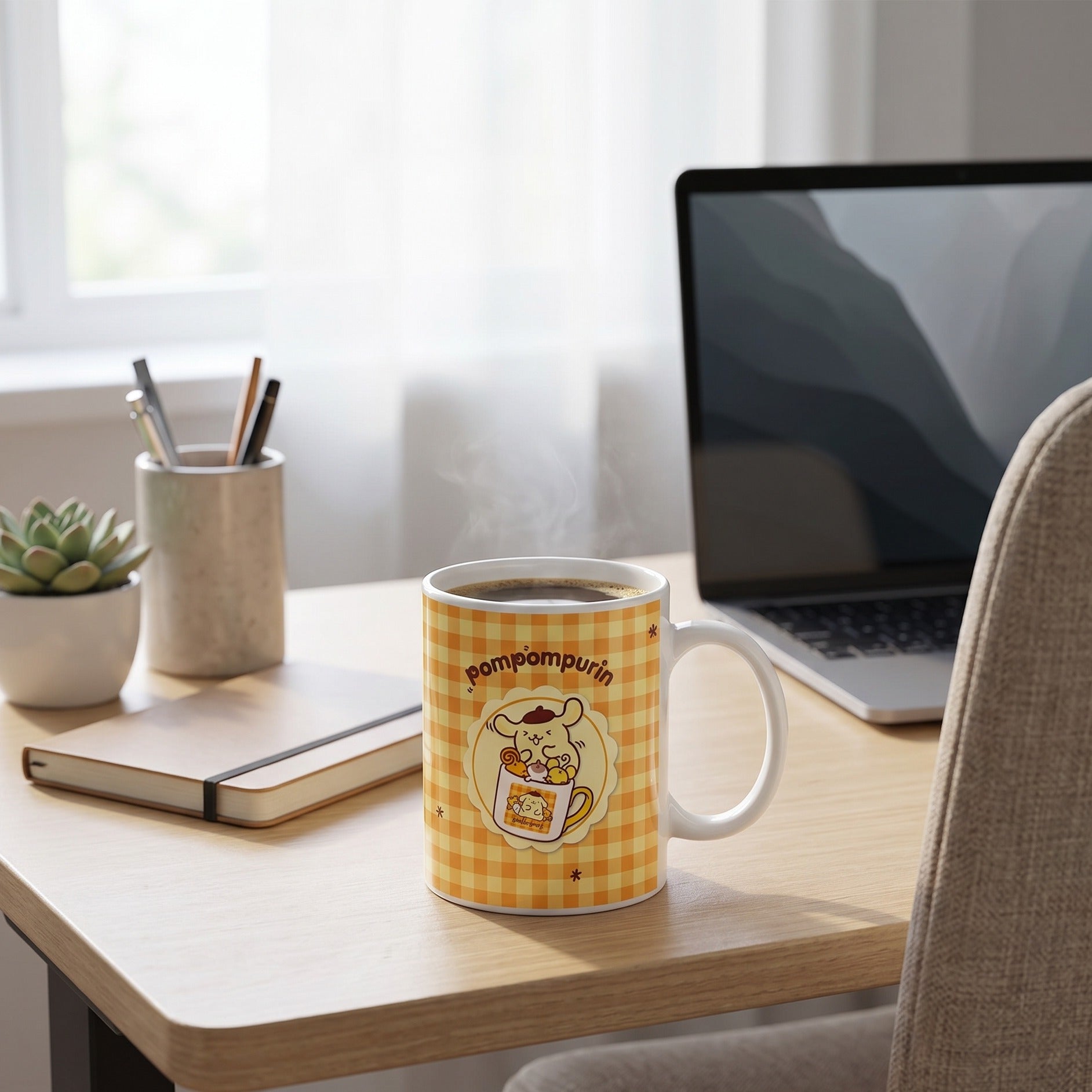 Product image Pompompurin Squishy Cute Purin Mug - Sanrio