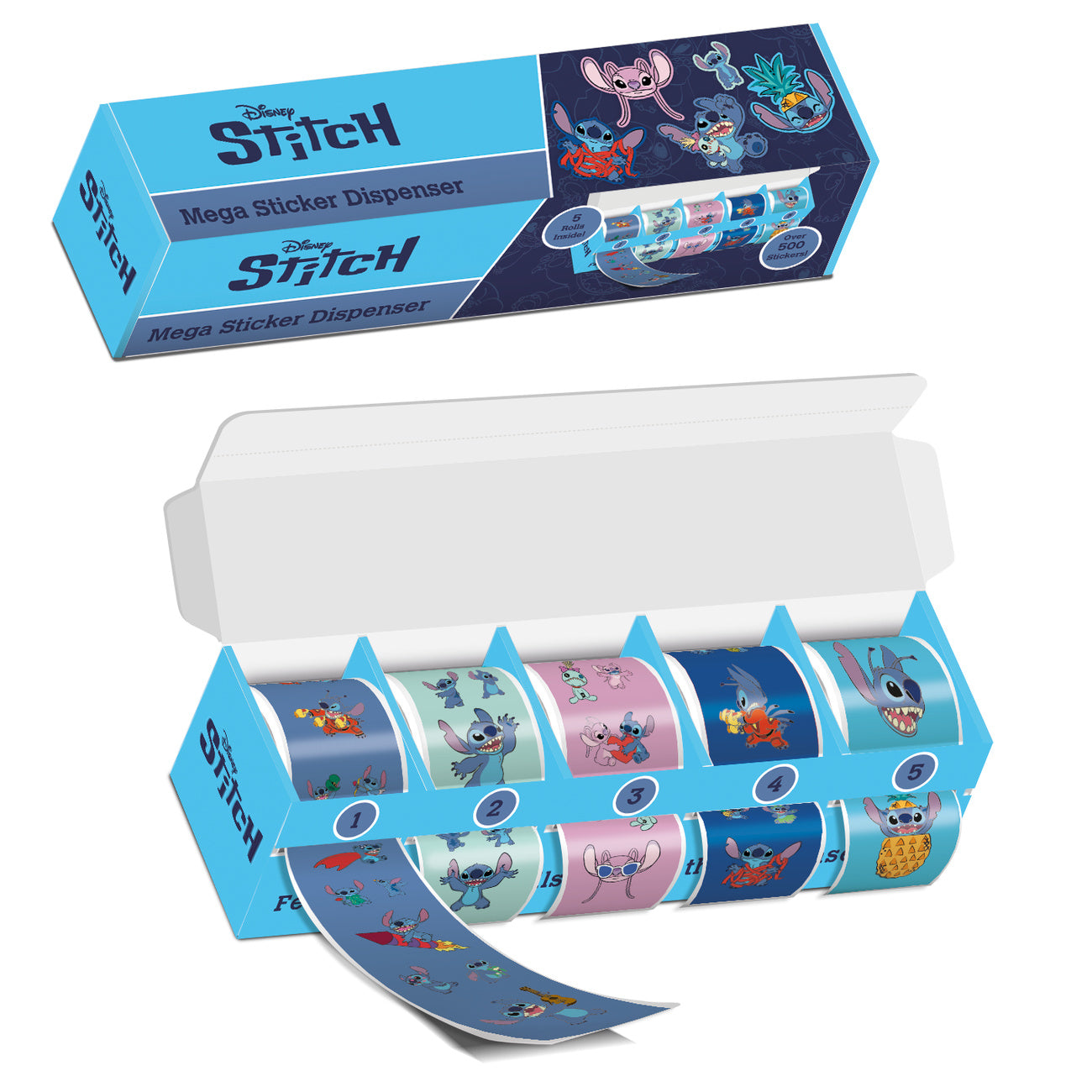 Product image Stitch and Angel Sticker Dispenser - Lilo & Stitch