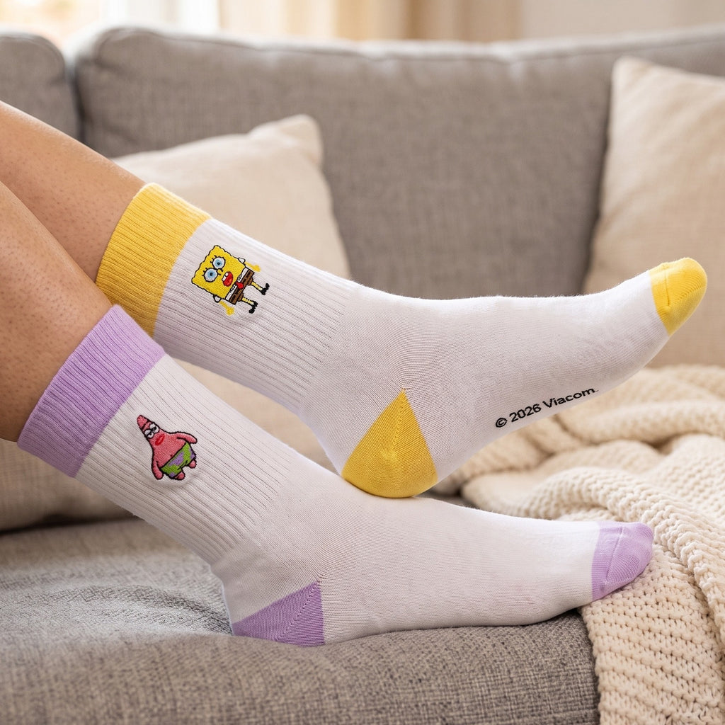 Product image SpongeBob SquarePants - Patrick and SpongeBob 2-Pack Socks
