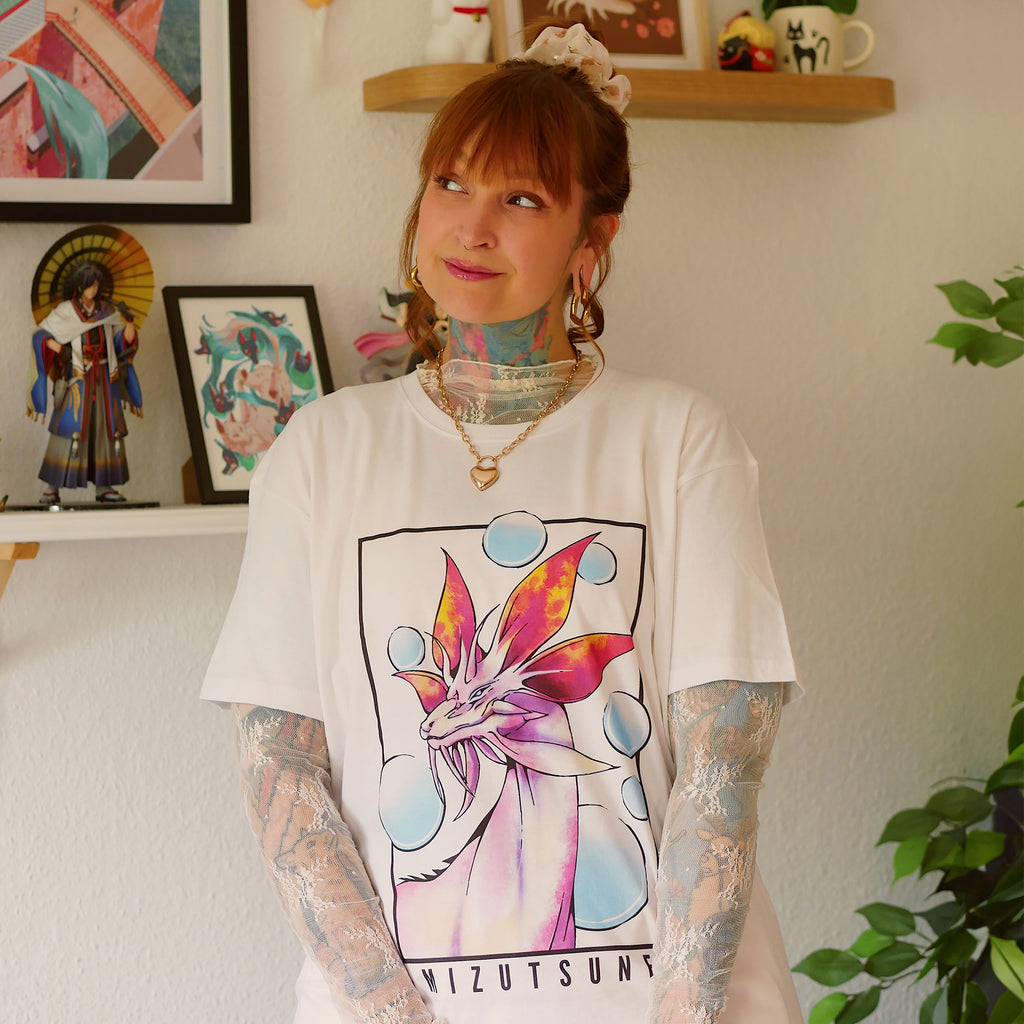 Product image Mizutsune T-Shirt White Limited Edition for Monster Hunter Fans