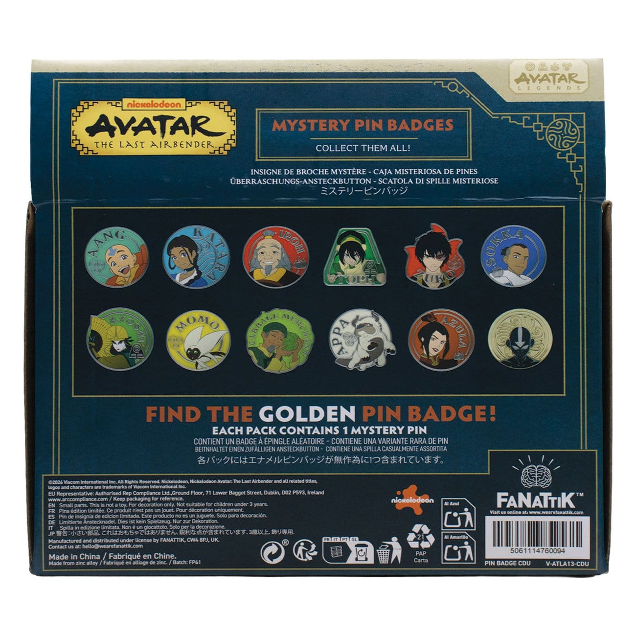 Product image Avatar – Mystery Pin 12-Piece Display