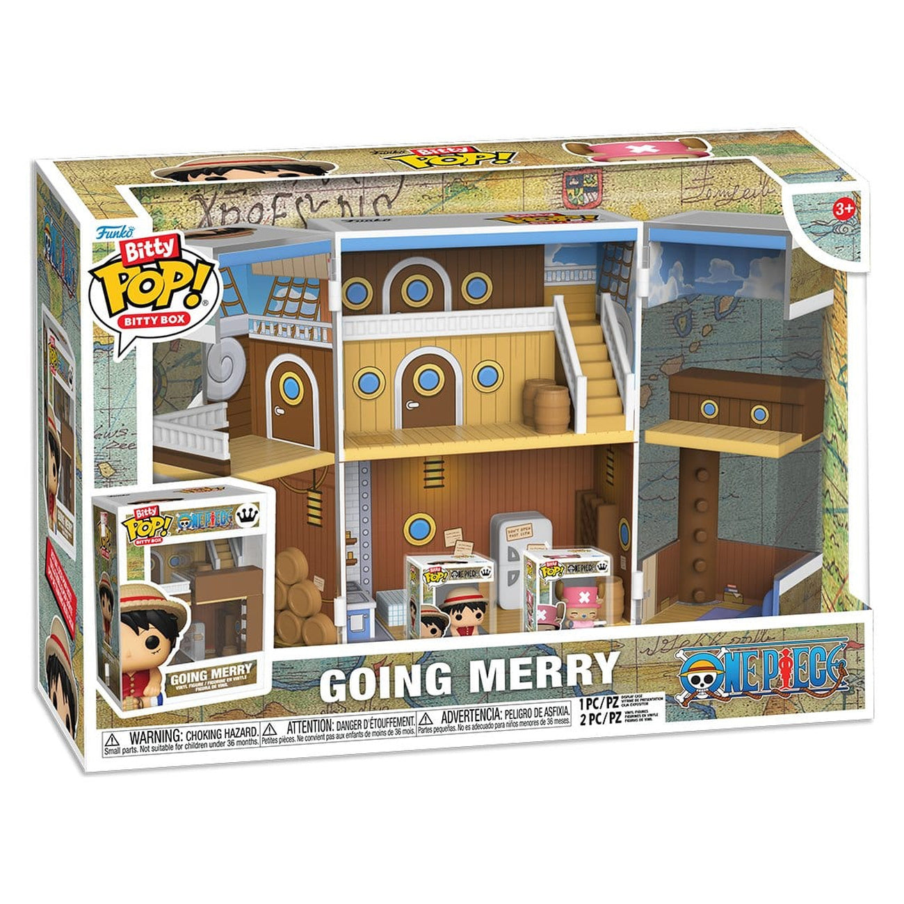 Produktbild One Piece - Going Merry Funko Bitty Pop Box