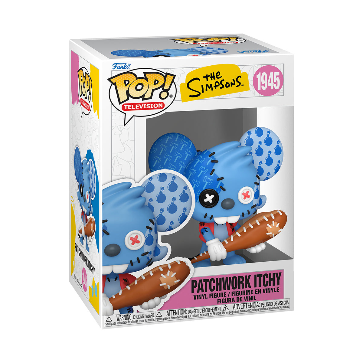 Product image The Simpsons - Itchy Patchwork Funko Pop Figure