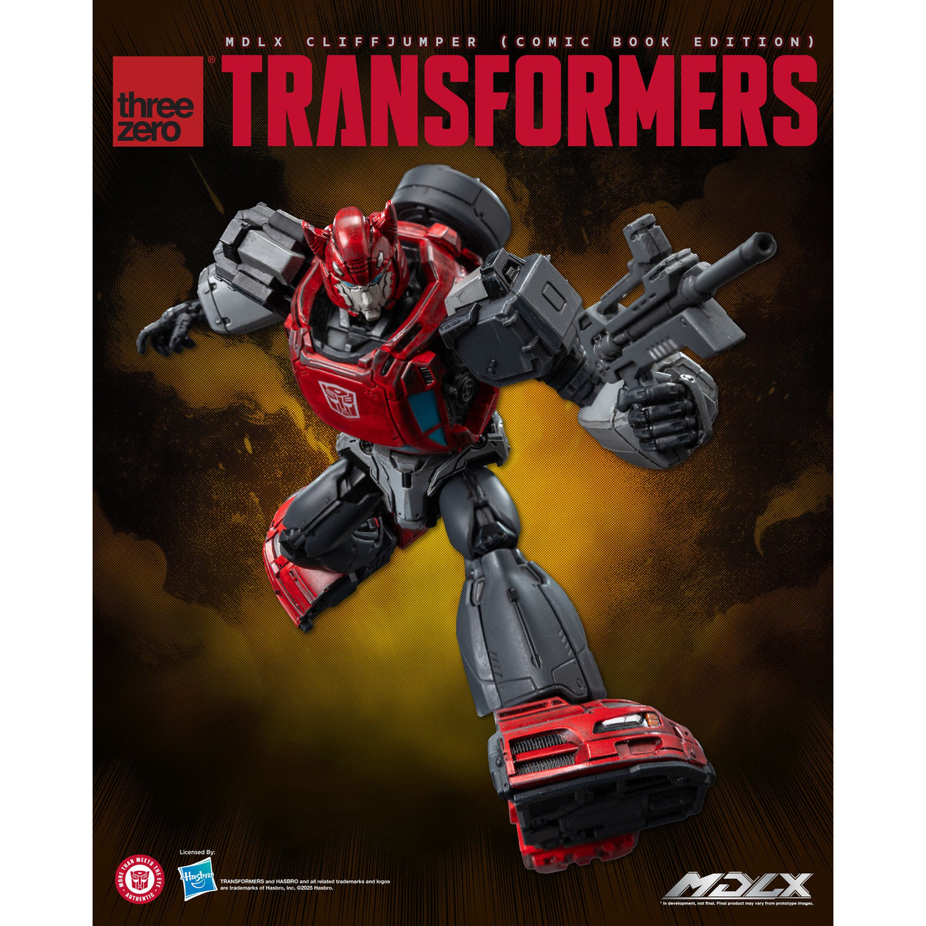 Product image Transformers MDLX Action Figure Cliffjumper (Comic Book)