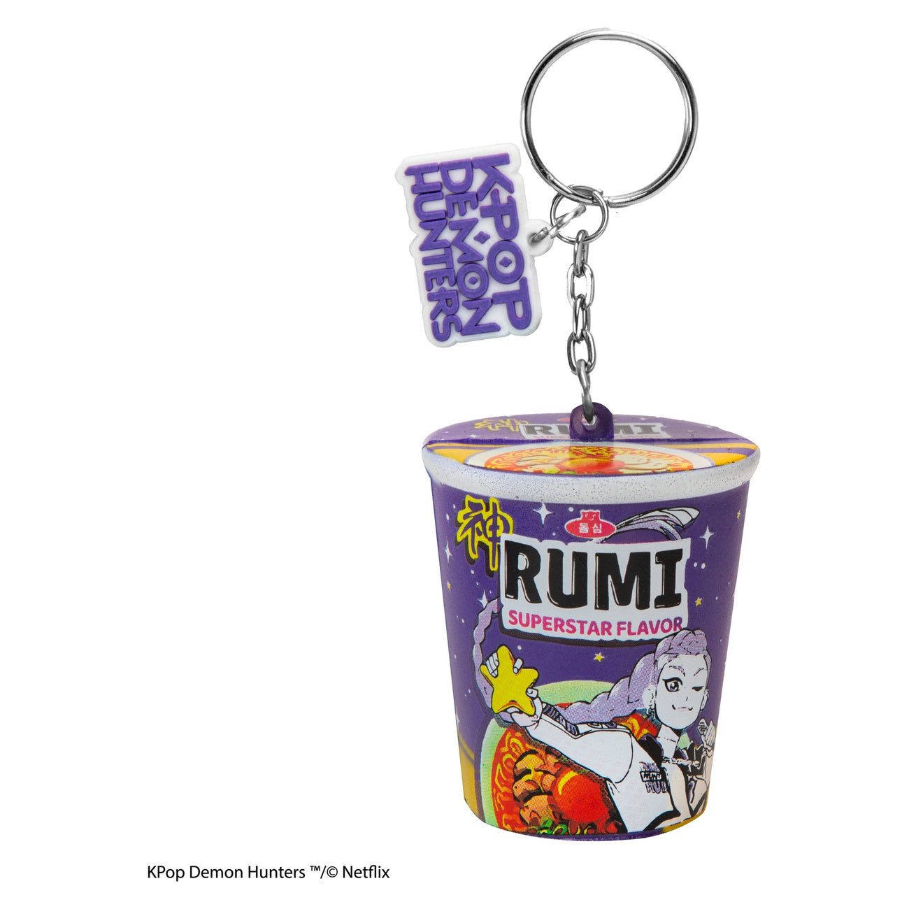 Product image KPop Demon Hunters Squishy Keychain Rumi Superstar