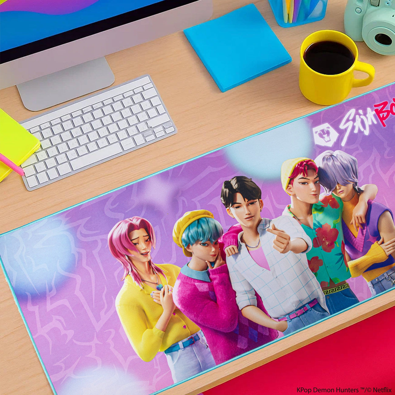 Product image KPop Demon Hunters Desk Mat Saja Boys XL