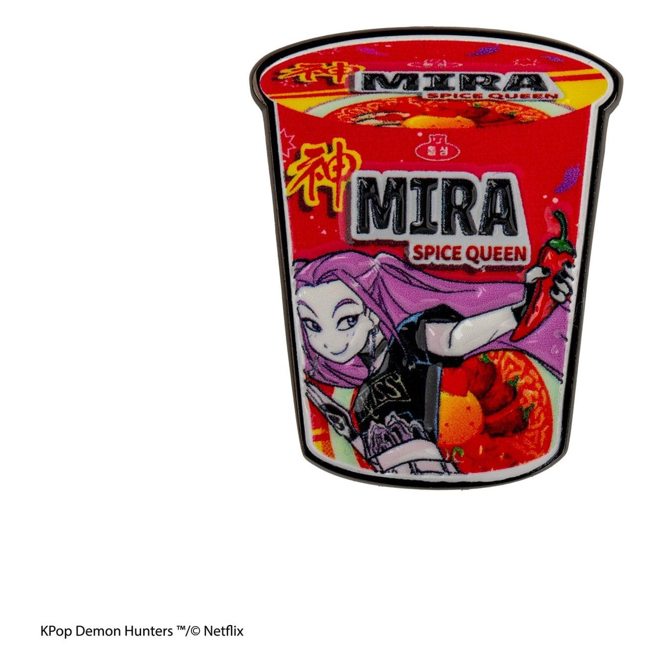Product image KPop Demon Hunters Pin Mira Spice Queen Noodles