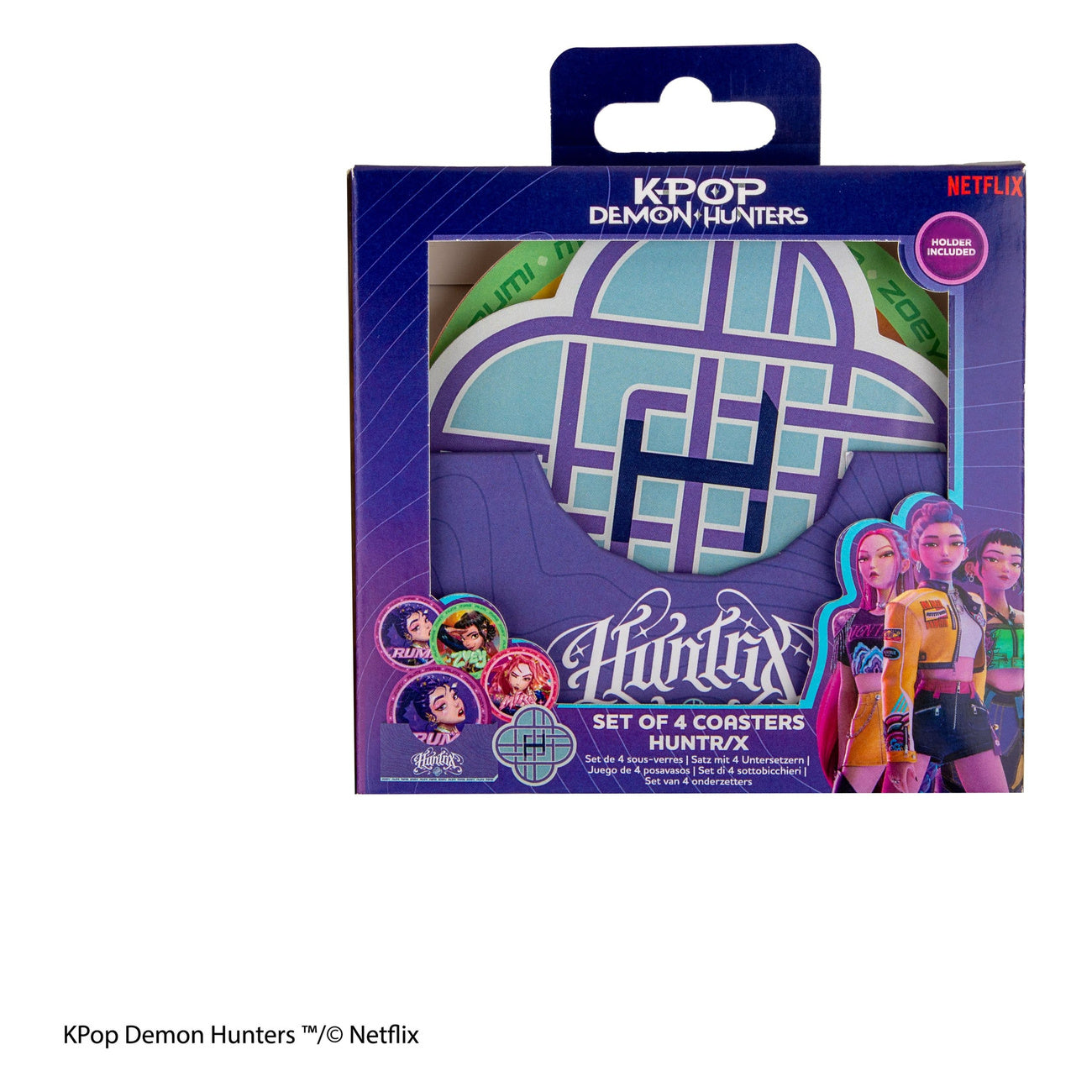Product image KPop Demon Hunters HUNTR/X Coaster Set (4 pcs.)