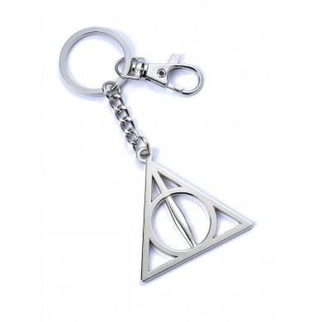 Product image Harry Potter Deathly Hallows Keychain (silver-plated)