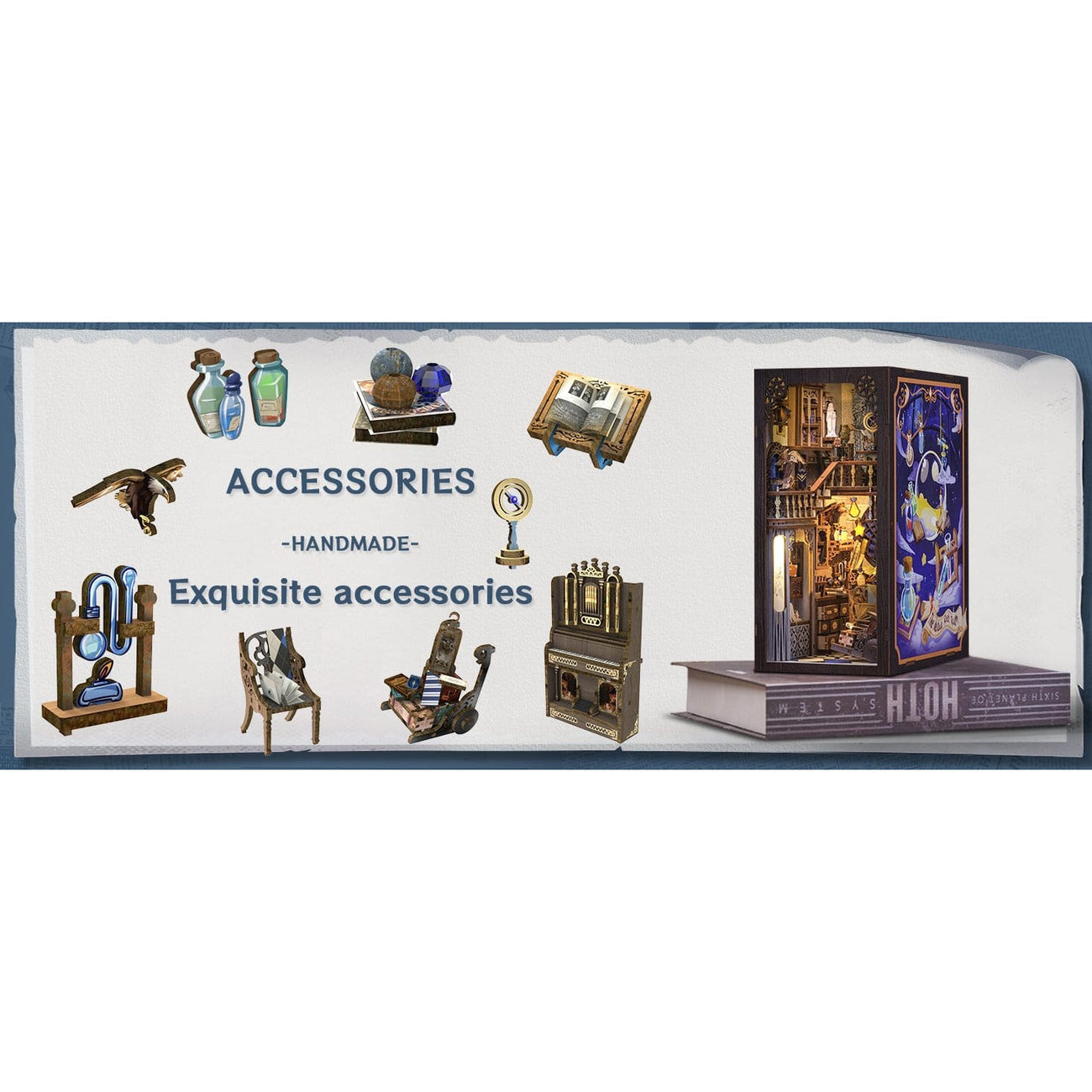Product image Book Nook Nebula Common Room 23 x 11 cm