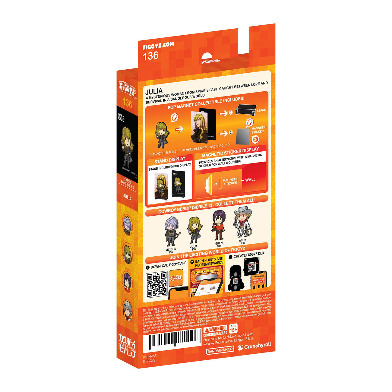 Product image Cowboy Bebop FiGGYZ Julia Magnetic Collectible Figure 11 cm