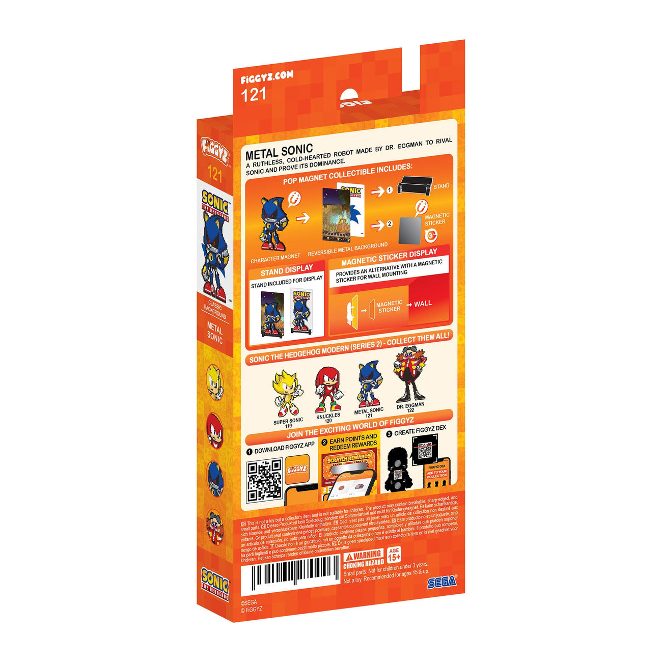 Product image Sonic the Hedgehog (Modern) FiGGYZ Magnet Collectible Figure Metal