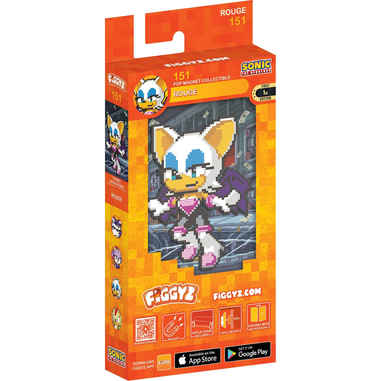 Product image Sonic the Hedgehog (Modern) FiGGYZ Rouge Collectible Magnet Figure
