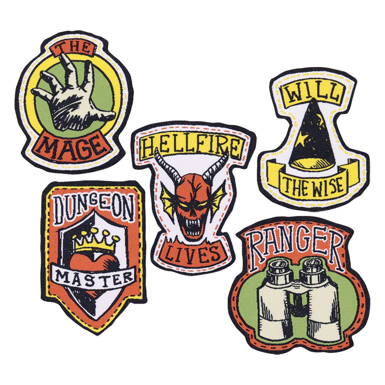 Product image Stranger Things Fabric Patch Set of 5