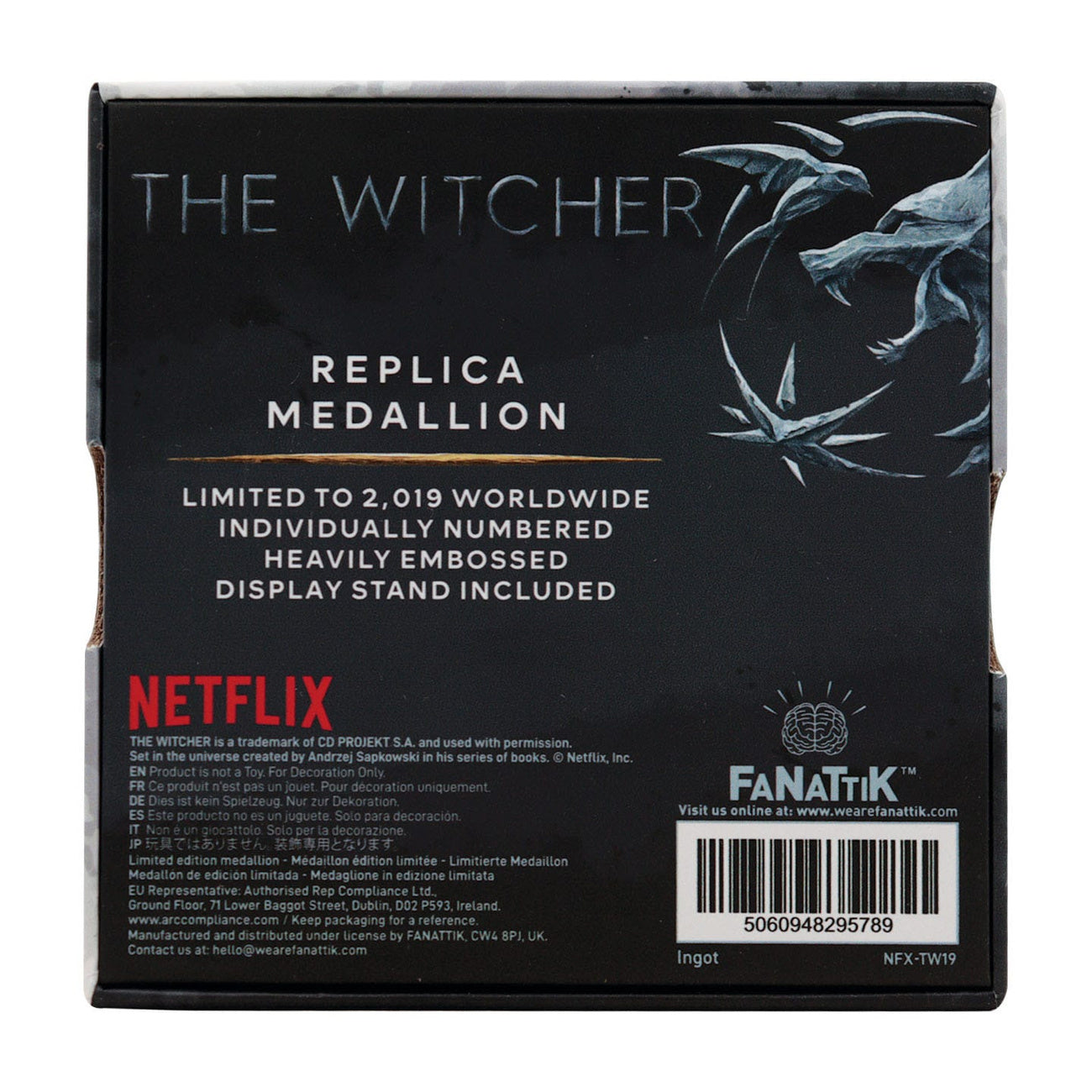 Product image The Witcher 1:1 Replica Geralt's Medallion Necklace