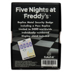Product image Five Nights at Freddy's Security Badge Replica Antique Brass