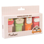 Product image Pusheen Sushi Roll Highlighters with Toppers Set of 4