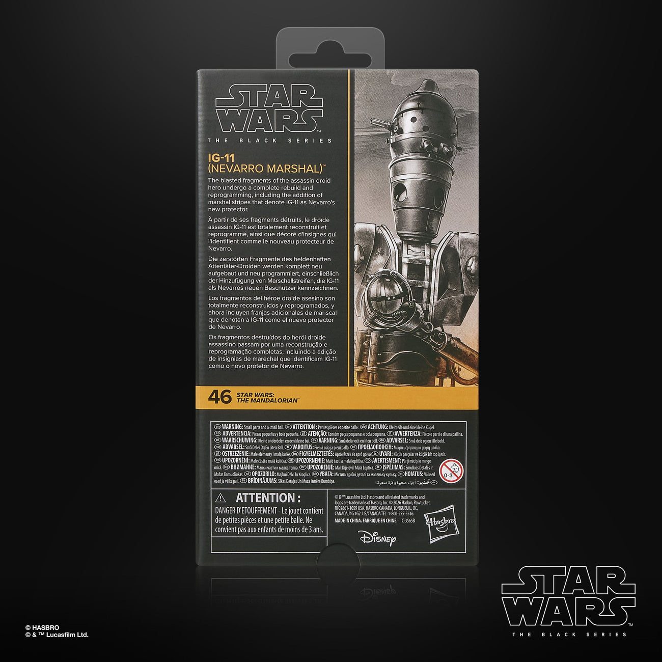 Product image Star Wars: The Mandalorian Black Series IG-11 Action Figure