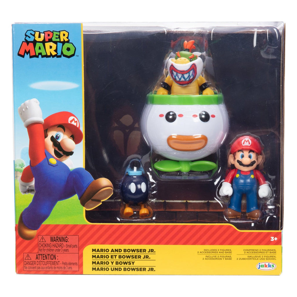 Product image World of Nintendo Mini Figures 2-Pack Mario and Bowser Jr.