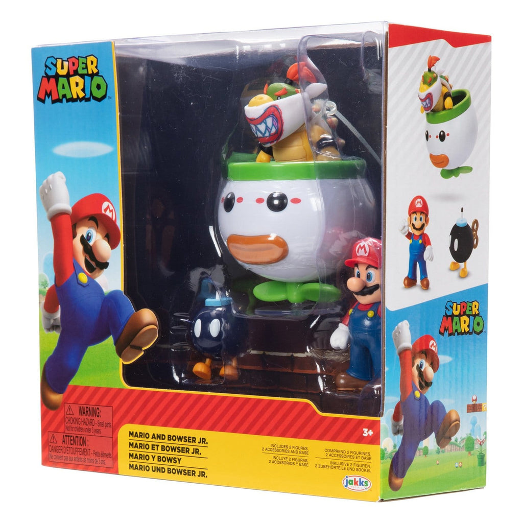 Product image World of Nintendo Mini Figures 2-Pack Mario and Bowser Jr.