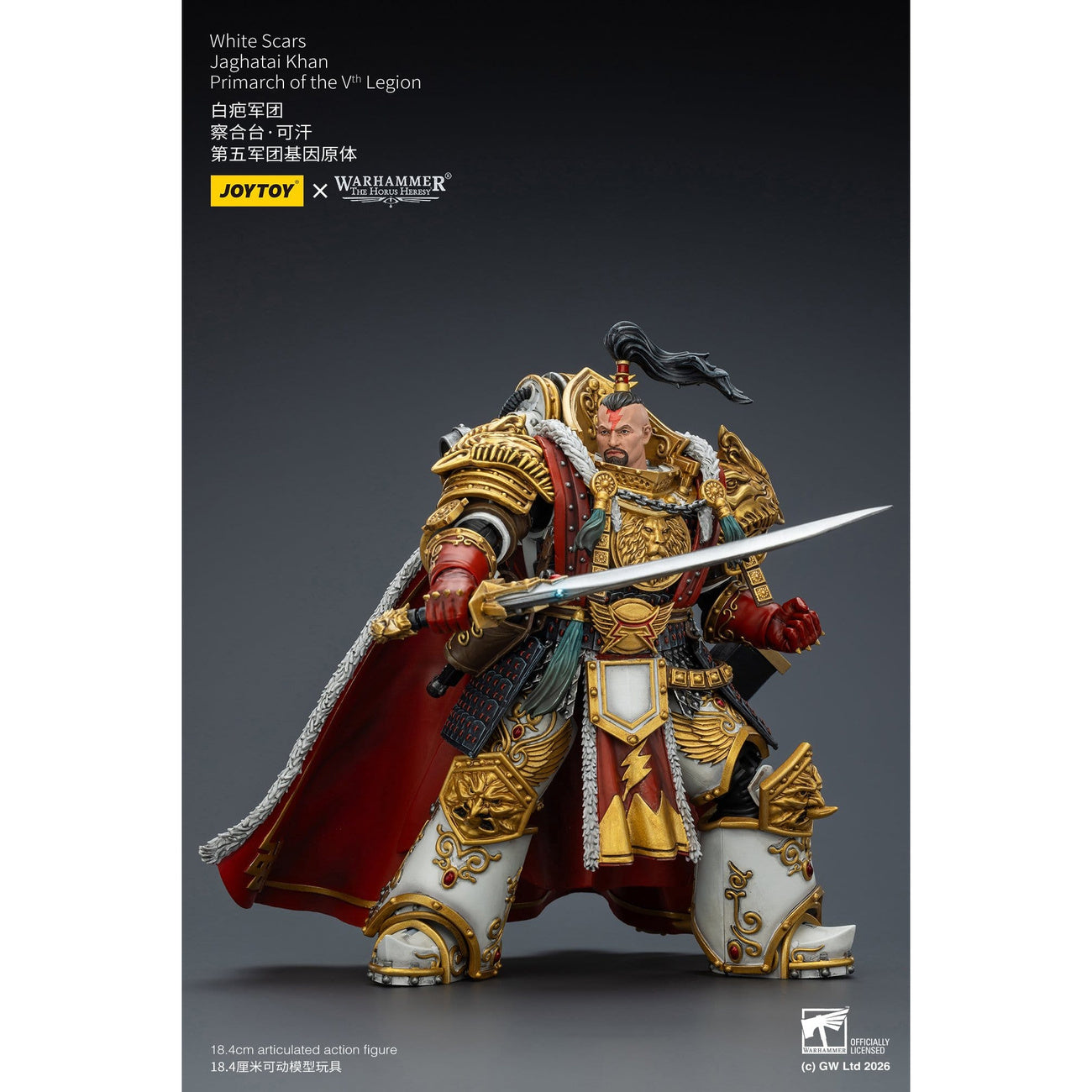 Product image Warhammer The Horus Heresy White Scars Jaghatai Action Figure