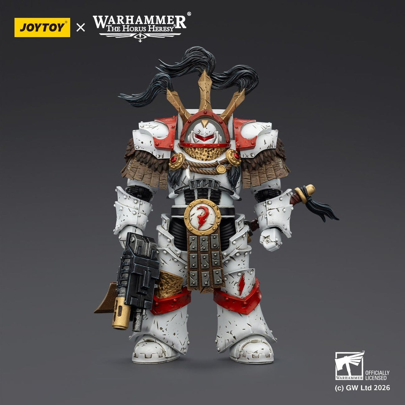 Product image Warhammer 40,000 White Scars Legion Praetor Action Figure in