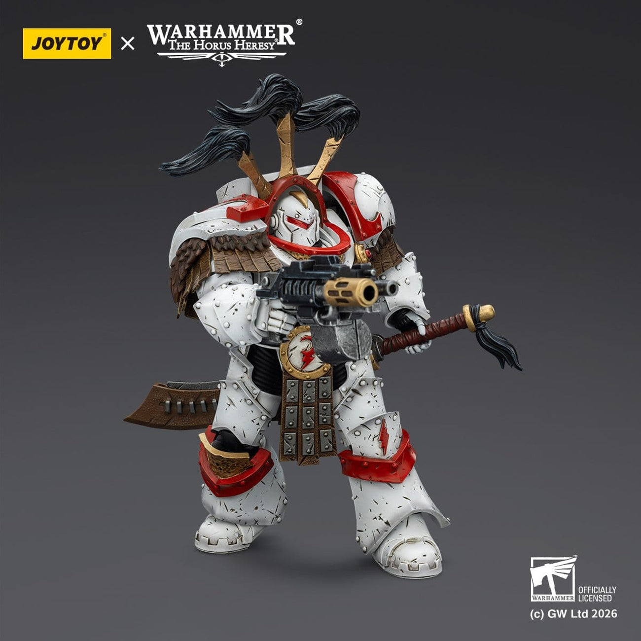 Product image Warhammer 40,000 White Scars Legion Praetor Action Figure in