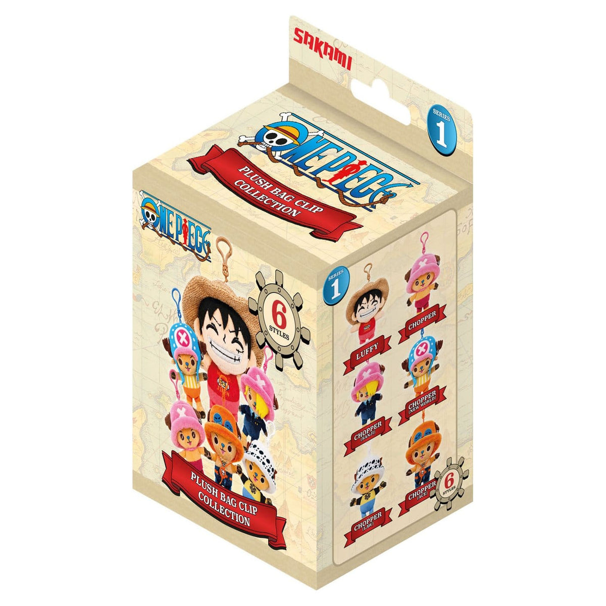 Product image One Piece Plush Bag Clip Mystery Keychain