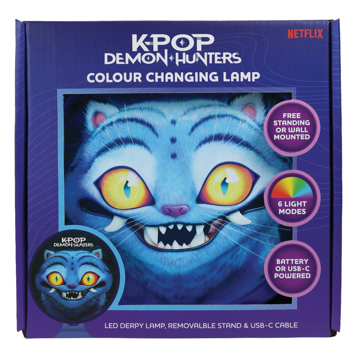 Product image KPop Demon Hunters Mood Light USB-C Derpy 11 cm Lamp
