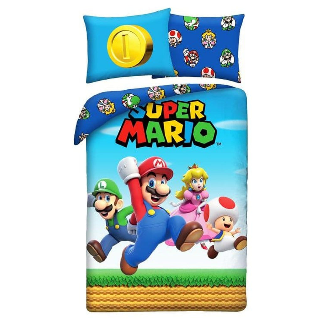 Produktbild Super Mario Bettwäsche Ver. 5 140 x 200 cm / 70 x 90 cm