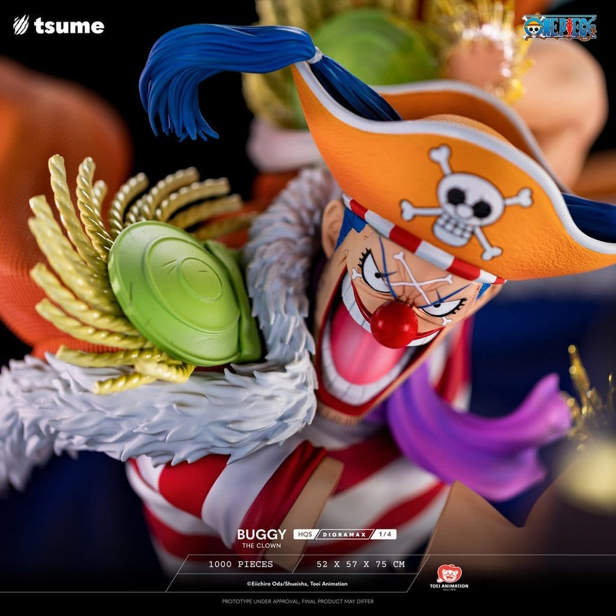 Produktbild One Piece HQS Dioramax Figur 1/4 Buggy the Clown 75 cm