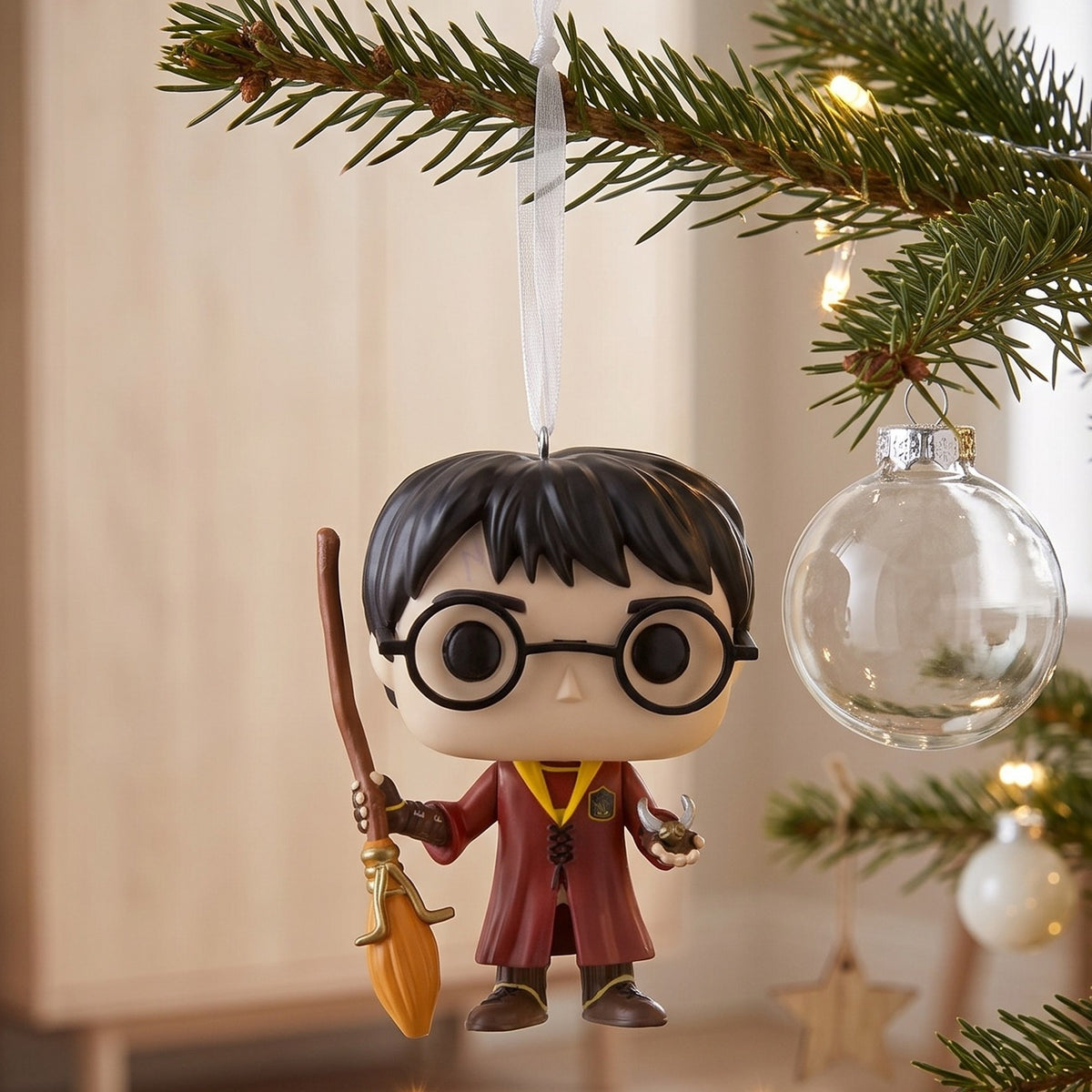 Product image Harry Potter - Harry with Broom Christmas Tree Ornament