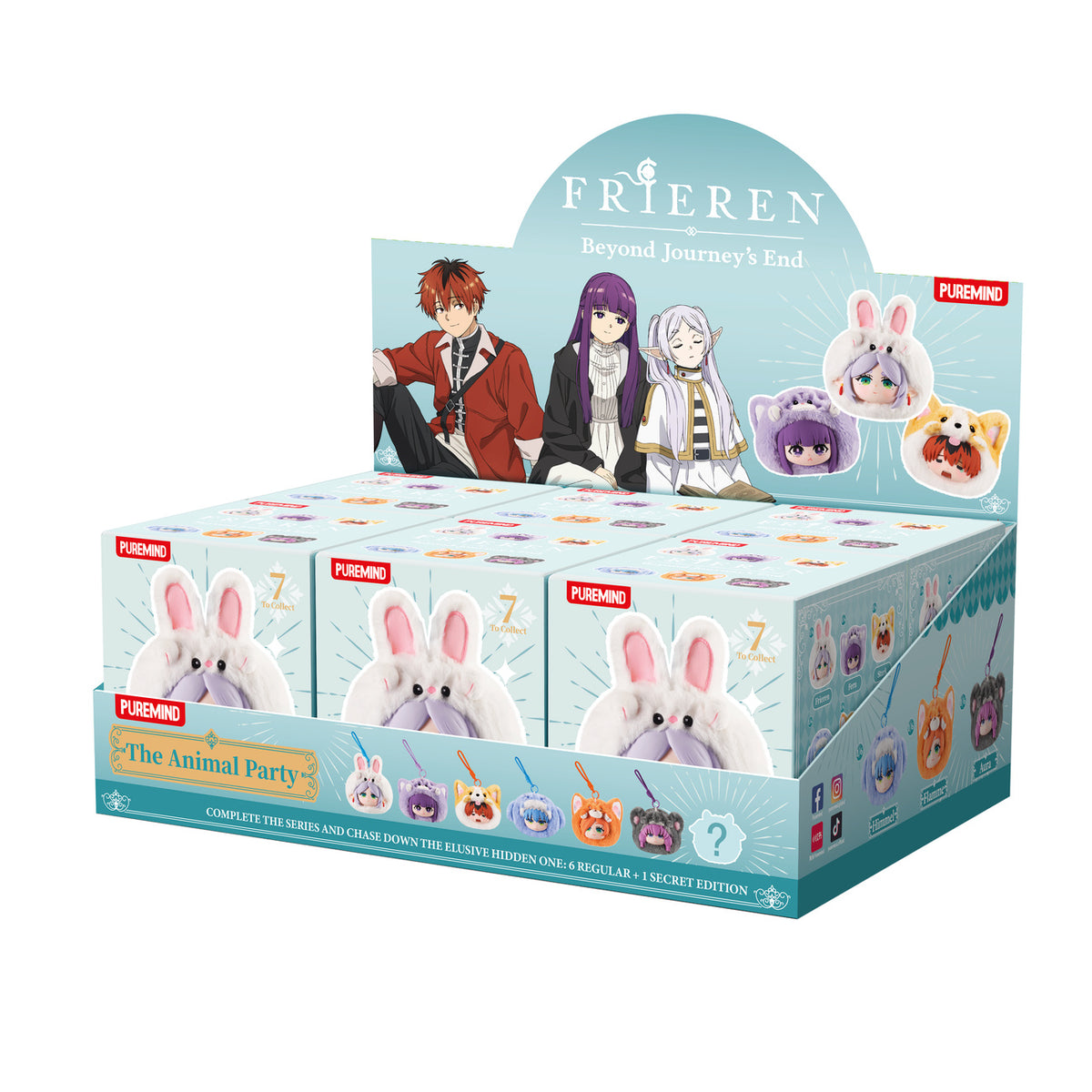 Product image Frieren - The Animal Party Mystery Plush Charm